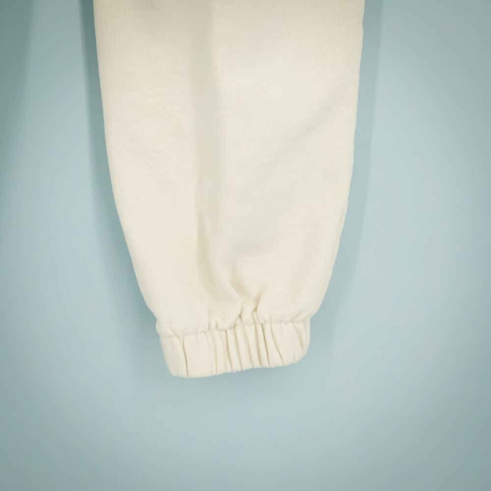 John Galt One Size Ivory Cream Newport Pull On Ankle Length Cotton Sweatpants - Picture 5 of 9
